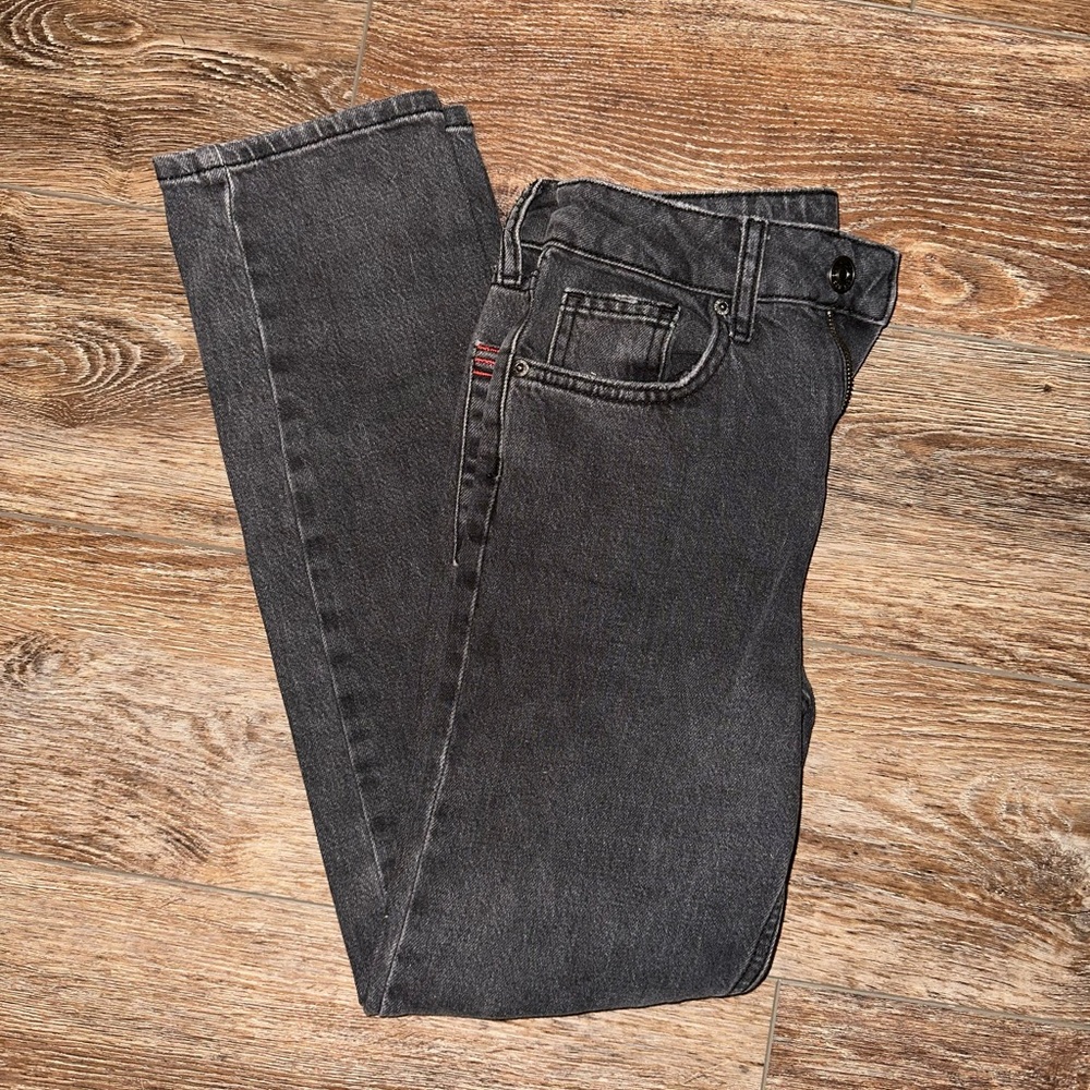 BDG Women's Straight Leg Jeans - Dark Gray